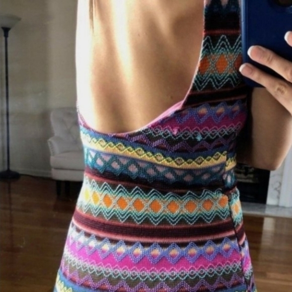 Nasty Gal x Mink Pink Embroidered Boho Bodycon Dress - Picture 6 of 6